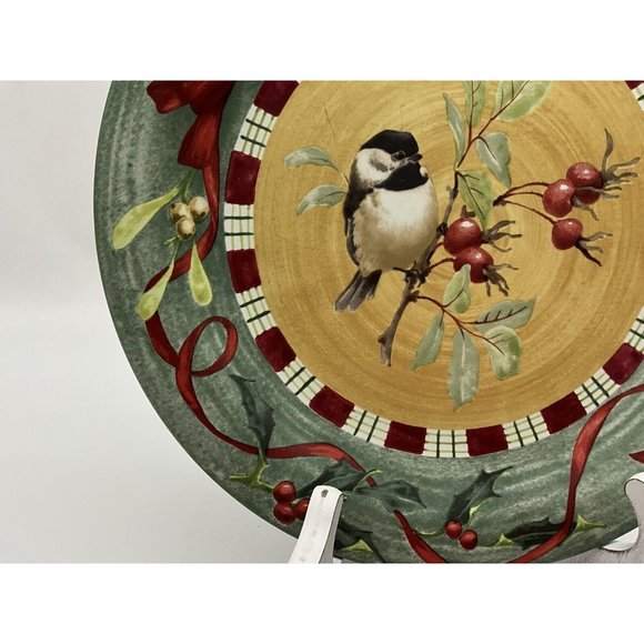 LENOX Winter Greetings Chickadee Everyday by Catherine McClung Dinner Plate - Picture 12 of 16